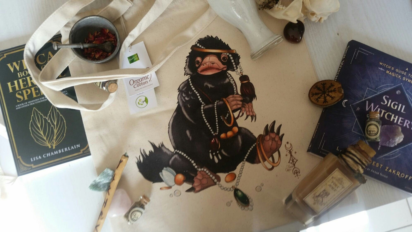 Niffler tote bag coton bio