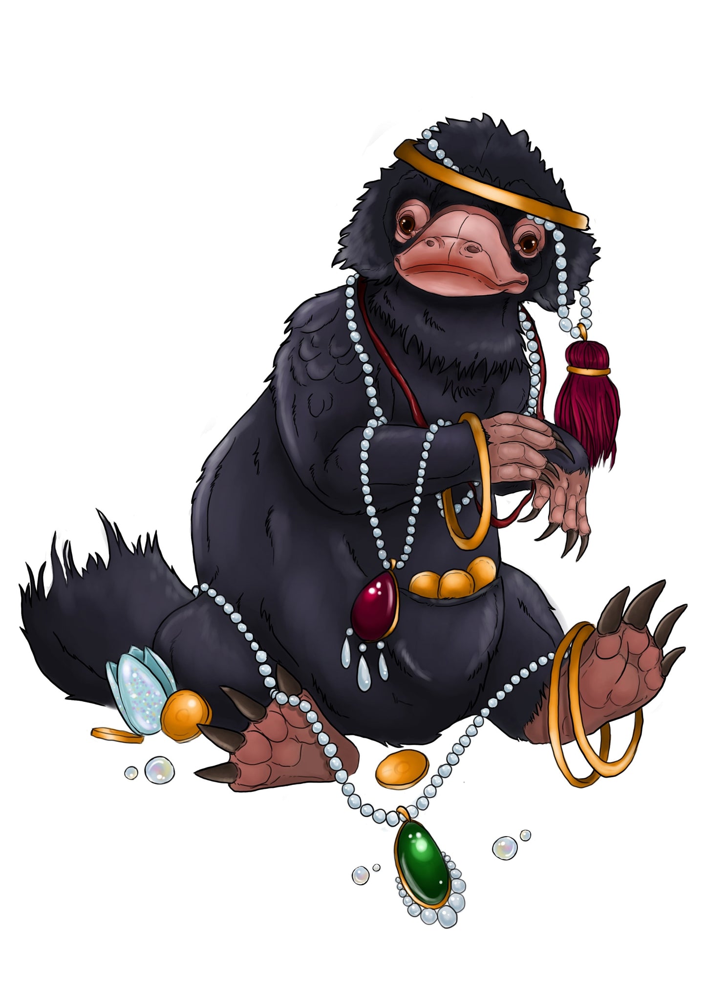 Niffler tote bag coton bio
