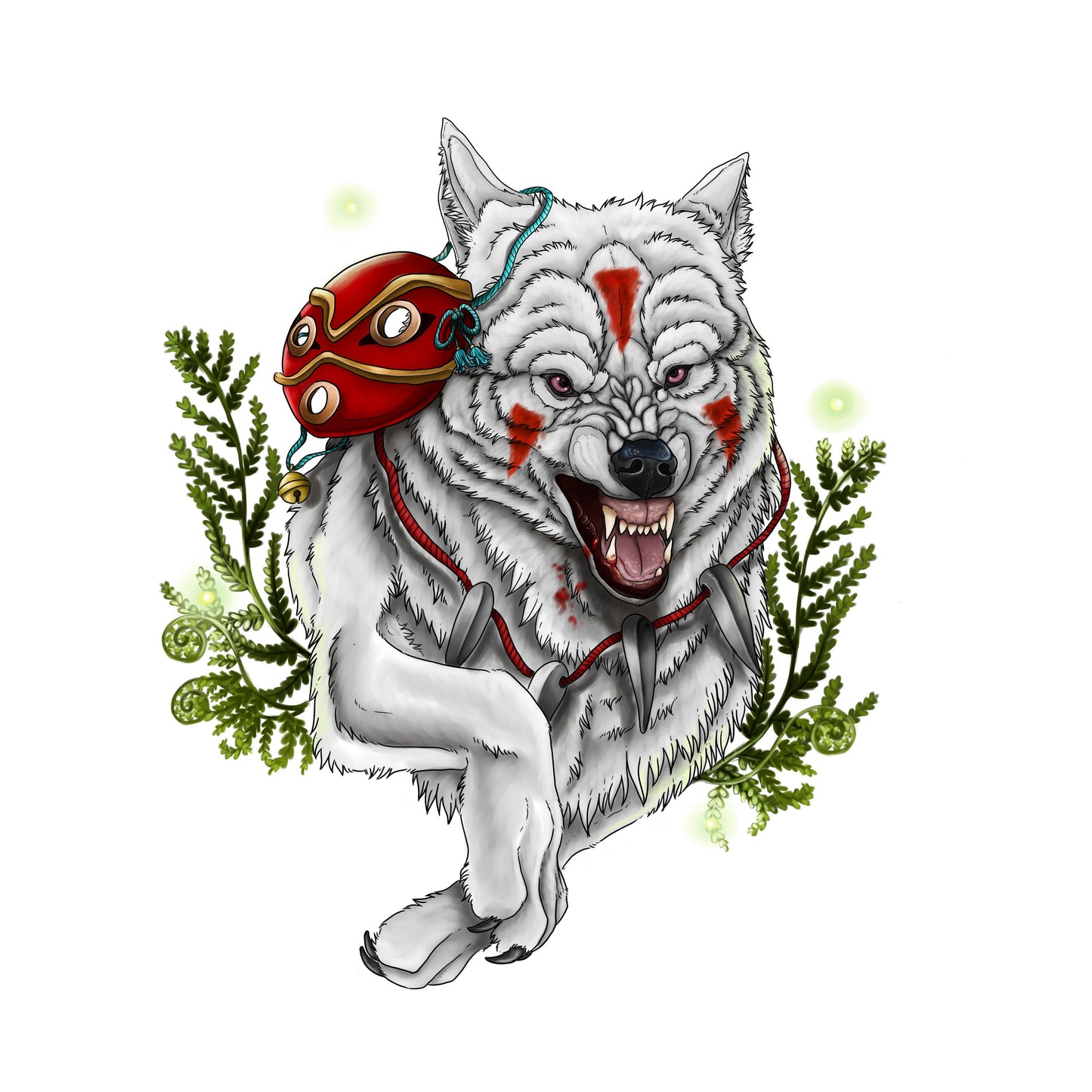 Moro mononoke hime tote bag coton bio