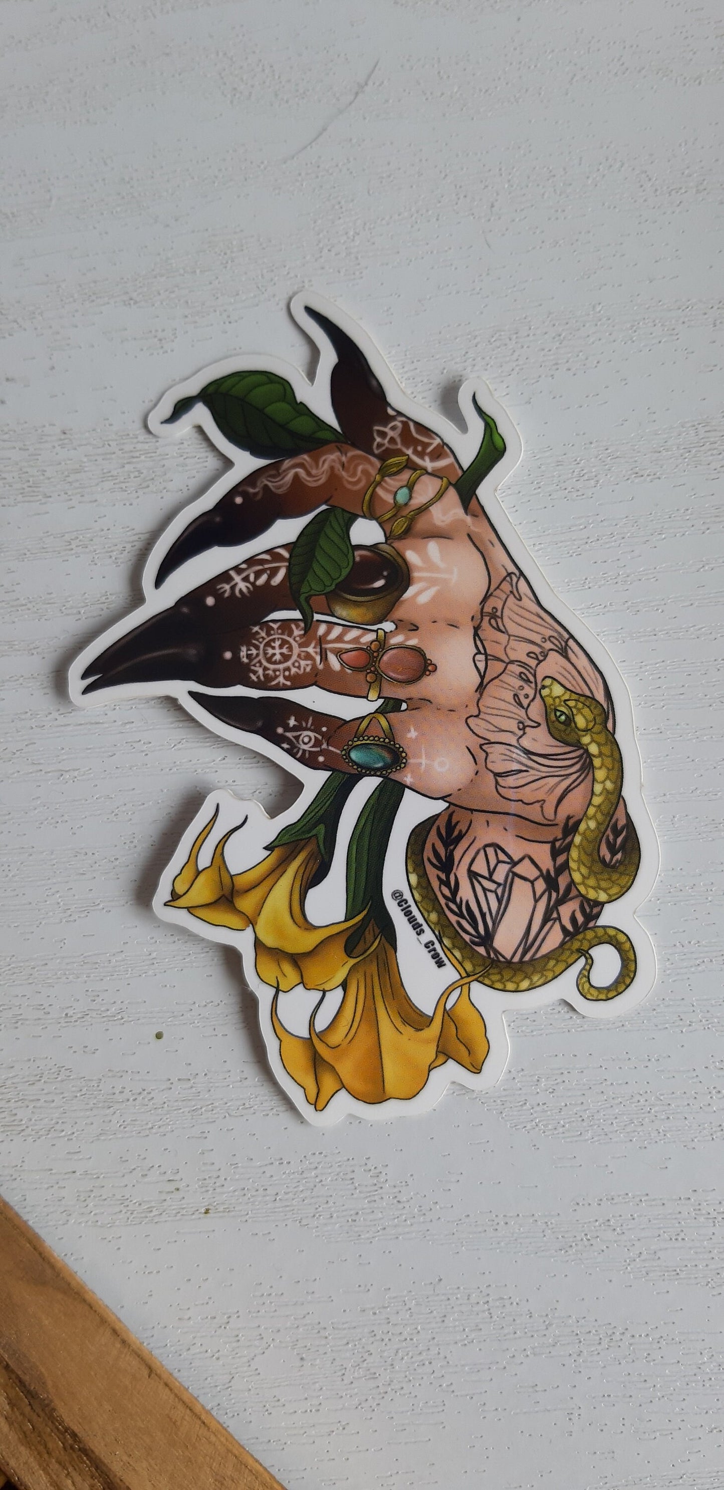 Datura's witch sticker