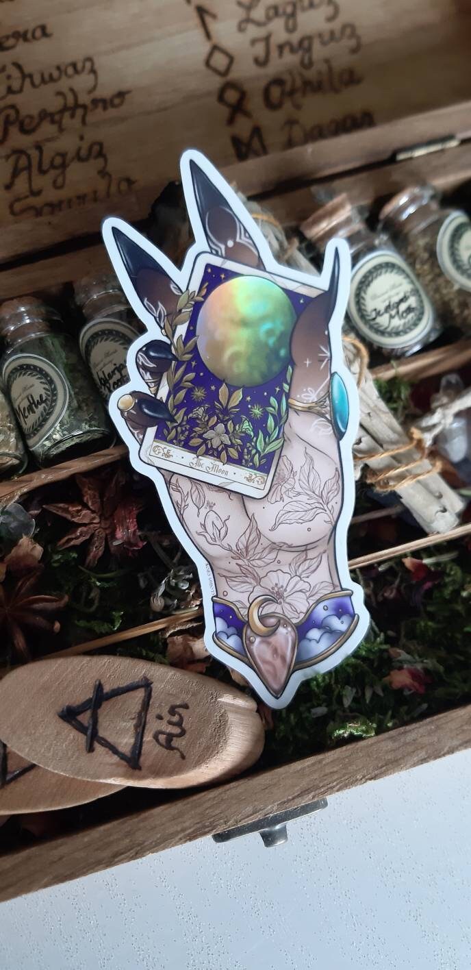 The Arcane Witches holographic/ glitter witch stickers