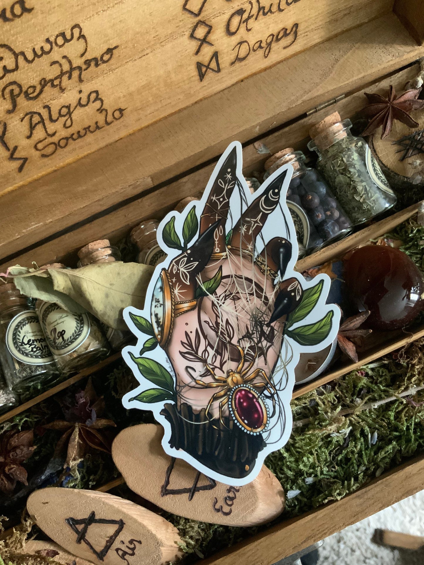 The Black Magic witches stickers pack
