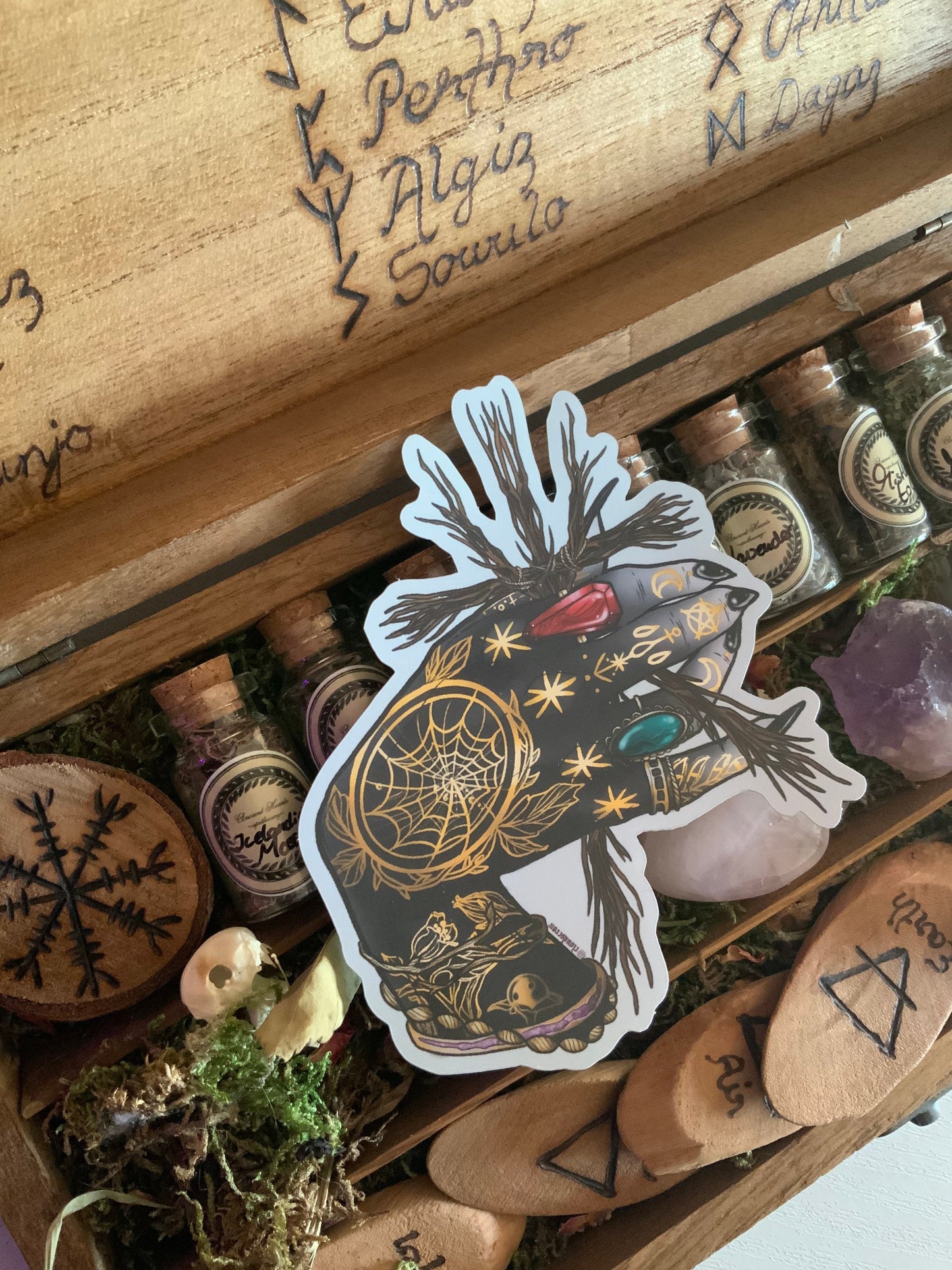 The Black Magic witches stickers pack