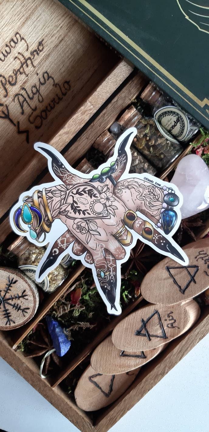 The devil witch sticker