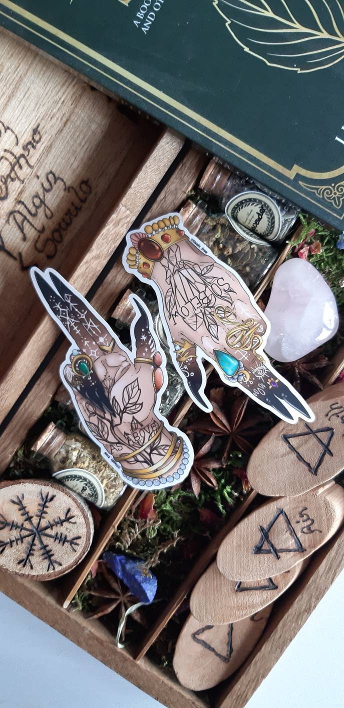 As above so below witch sticker